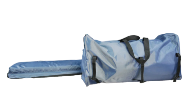 Накладка-сумка на лодочную лавку (банку) серая 100 см